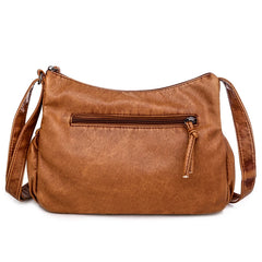 Vintage Women Shoulder Bag Pu Leather Crossbody Bag Lady Handbag