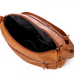 Vintage Women Shoulder Bag Pu Leather Crossbody Bag Lady Handbag