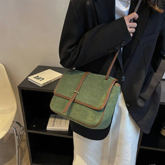 Vintage Women Shoulder Bags Frosted PU Leather Totes Large Capacity