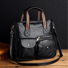 Vintage Women Shoulder Bags Handbags Women Tote Bags Soft Leather