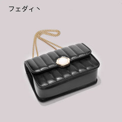 Vintage Women Shoulder Bags PU Versatile Chain Crossbody Bag Handbag Wallet