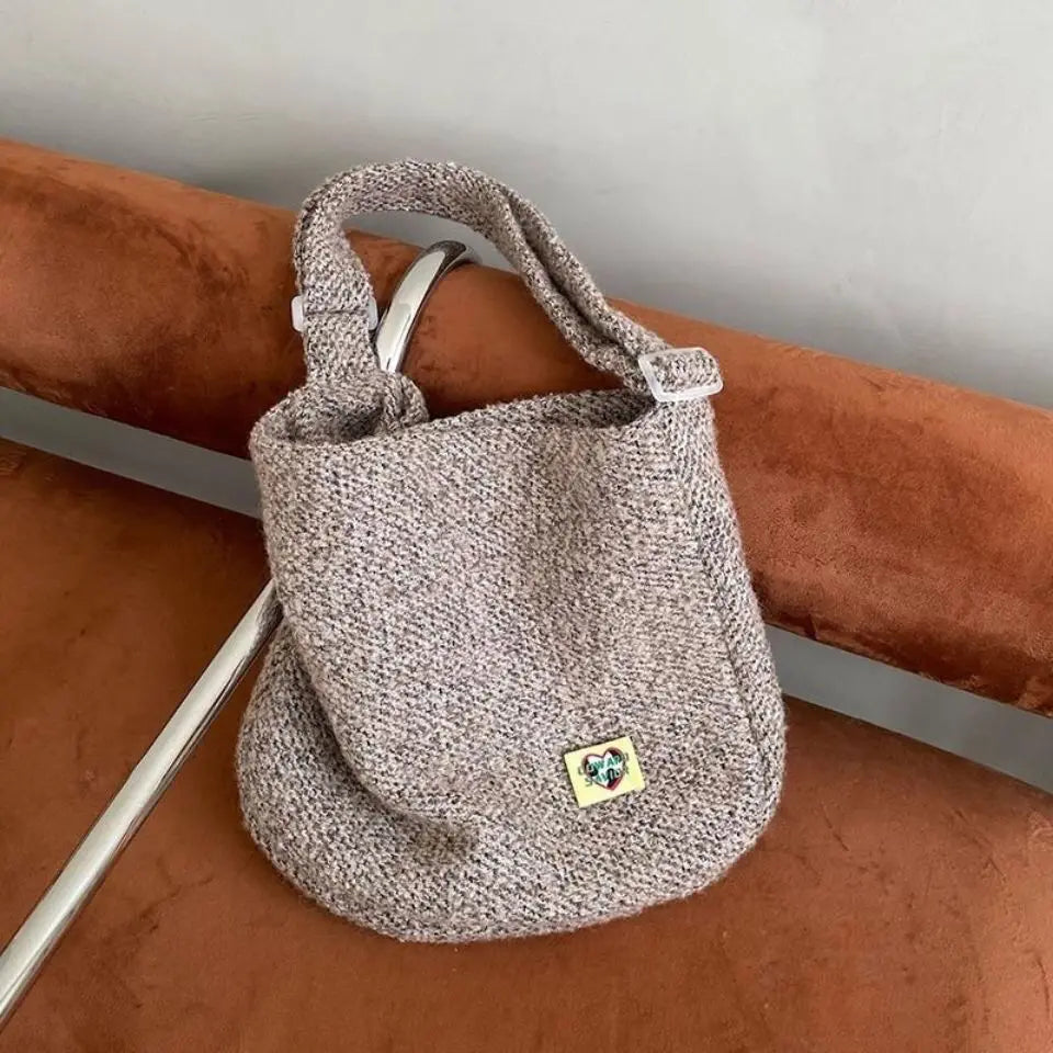 Vintage Women Shoulder Bags Crossbody Totes Mori-girl Harajuku Large Handbags Re