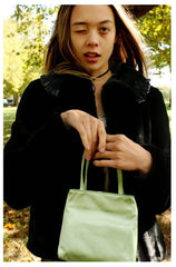 Vintage Small Satin Shoulder Bag for Women Girls