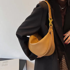Vintage Women's Bag Pu Leather Zipper Casual Shoulder Bags Handbag