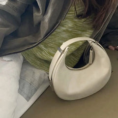 Vintage PU Leather Shoulder Bag Lady Handbag Armpit Girls Shopping Purse