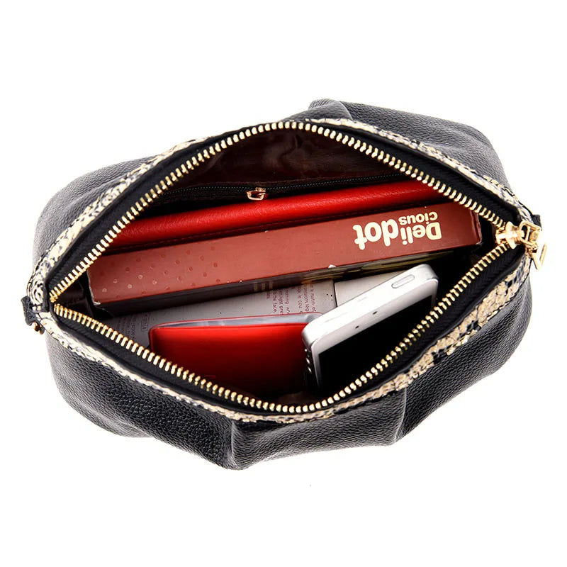 Vintage Women's Shoulder Bag Rtro Messenger Crossbody Handbag PU Leather