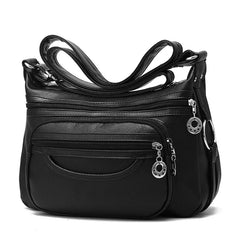 Vintage Women's Bags PU Leather Shoulder Bags Messenger Tote Casual Handbags