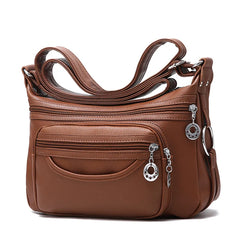 Vintage Women's Bags PU Leather Shoulder Bags Messenger Tote Casual Handbags