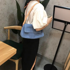 Vintage Denim Shoulder Bag for Women Girls Small Tote Purse Handbags