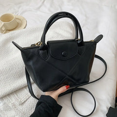 Vintage Women's Half Moon Shoulder Bag Soft Pu Leather Crossbody Hobo