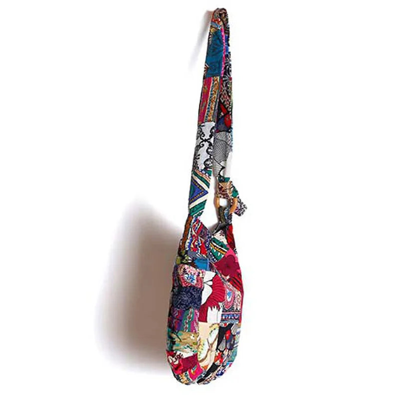 Vintage Women's Handbags DIY Adjustable Strap Bags Pure Seamless Patchwork Bohem