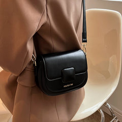 Vintage Women's Shoulder Bag Autumn Winter All-match Pu Flap Handbags
