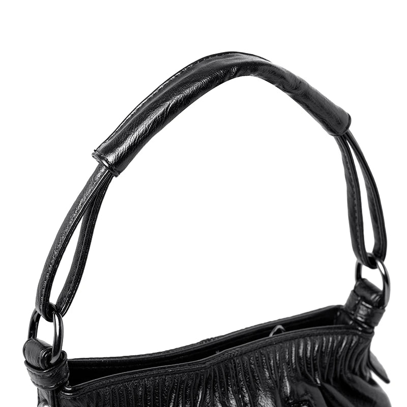 Vintage Women's Leather Crossbody Bag Handbags Ladies Tote Bag