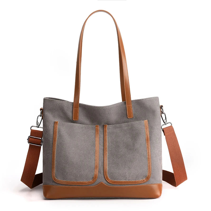 Vintage Women's Top-Handle Crossbody Bag Canvas Casual Totes Messenger Bag