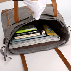 Vintage Women's Top-Handle Crossbody Bag Canvas Casual Totes Messenger Bag