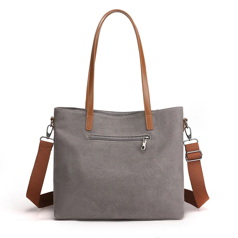 Vintage Women's Top-Handle Crossbody Bag Canvas Casual Totes Messenger Bag
