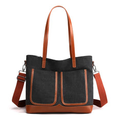 Vintage Women's Top-Handle Crossbody Bag Canvas Casual Totes Messenger Bag