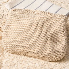 Vintage Women's Zipper Woven Tassel Crossbody Shoulder Bag
