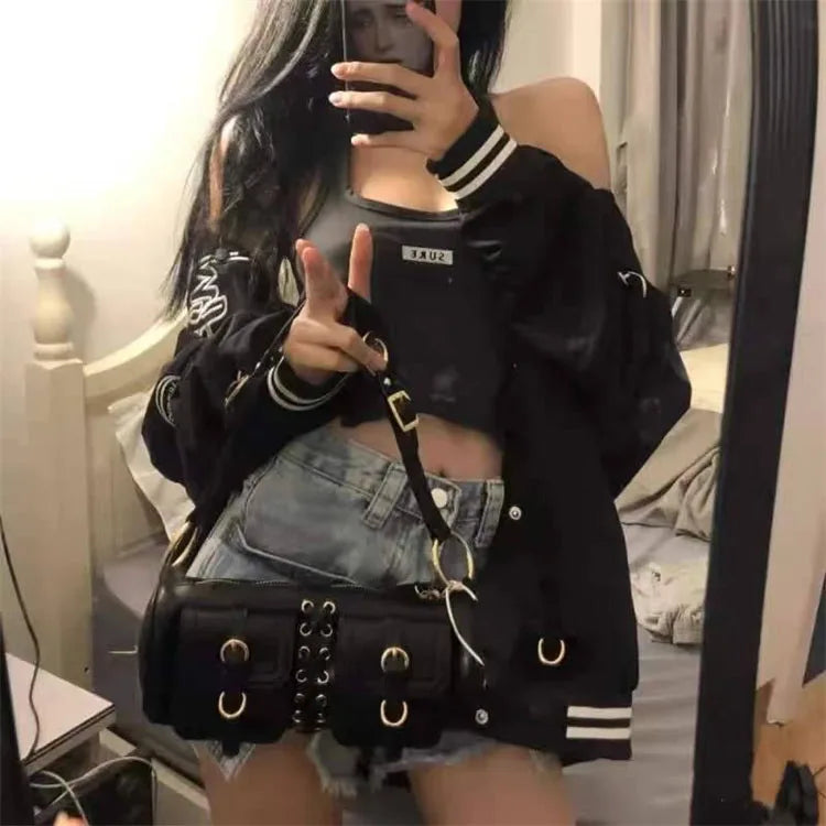 Y2K Hot Girls Underarm Bag Women's Shoulder Crossbody Bags