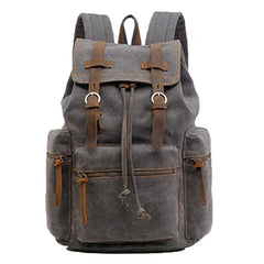 Vintage Men's Canvas Backpack Schoolbag