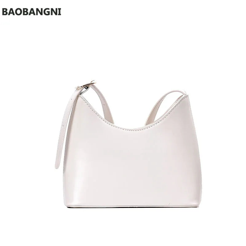 Vintage Mini Bucket Women Shoulder Bag PU Leather Crossbody Bag