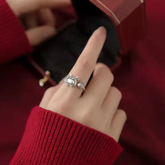 Vintage Calf Zodiac Ring with Opening