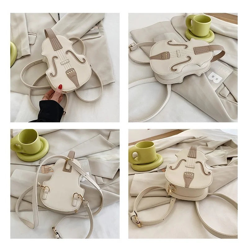 Violin Shape Small Backpack for Women