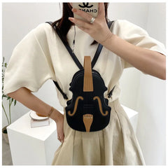 Violin Shape Small Backpack for Women