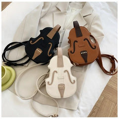 Violin Shape Small Backpack for Women