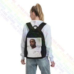 Virgil Abloh Large Capacity Backpack Gym Style