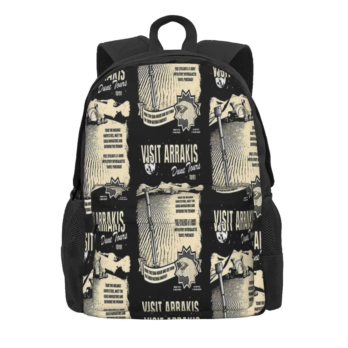 Arrakis Backpacks: Stylish Men's & Women's School Bag with Zipper