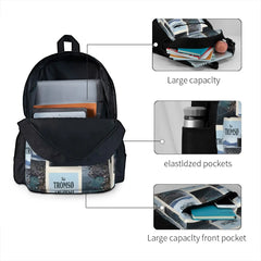 Troms Backpacks - Retro Style for Men, Women, and Students