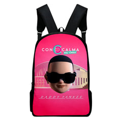 Daddy Yankee Zipper Bag Students Backpack Casual School Bag