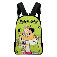 WAWNI Heartstopper Zipper Bag Harajuku Rucksack Anime Printed Students Backpack