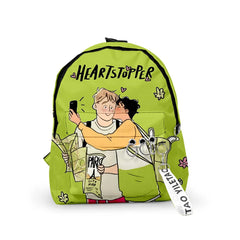 WAWNI Heartstopper Zipper Pack Schoolbag Student Rucksack Travel Bag