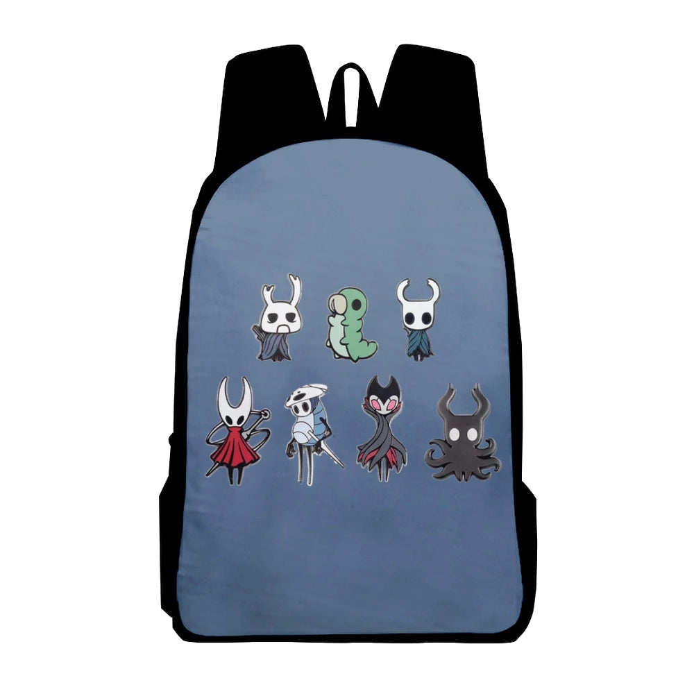 WAWNI Hollow Knight Zipper Bag 3D Schoolbag Travel Bag