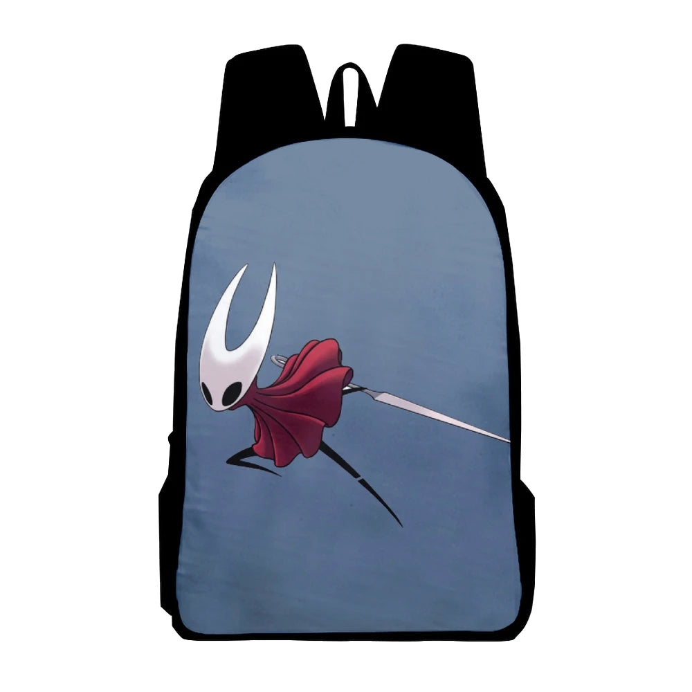 WAWNI Hollow Knight Zipper Bag 3D Schoolbag Travel Bag