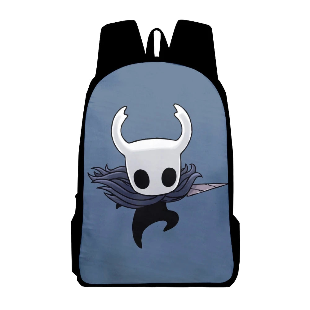 WAWNI Hollow Knight Zipper Bag 3D Schoolbag Travel Bag