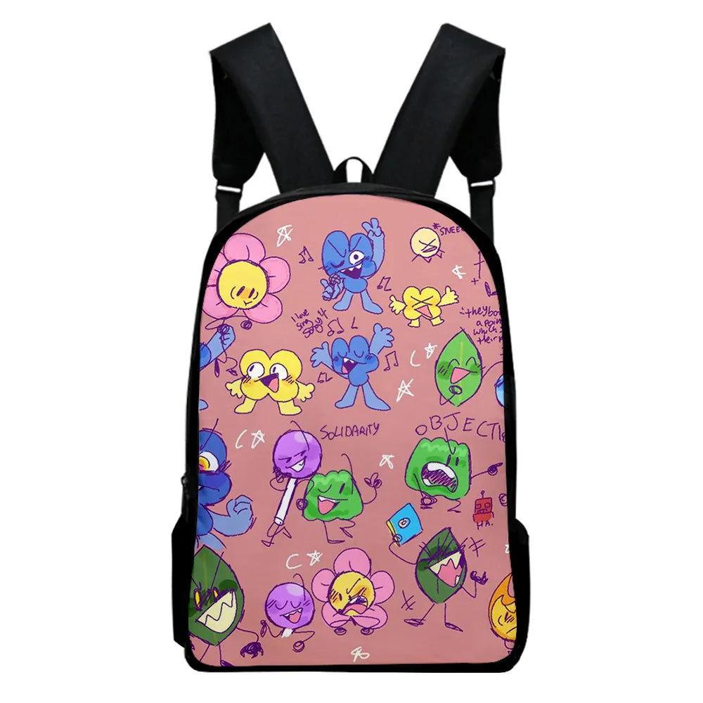 Jacknjellify Zipper Bag 3D Print Backpack School Hip Hop Casual Pack