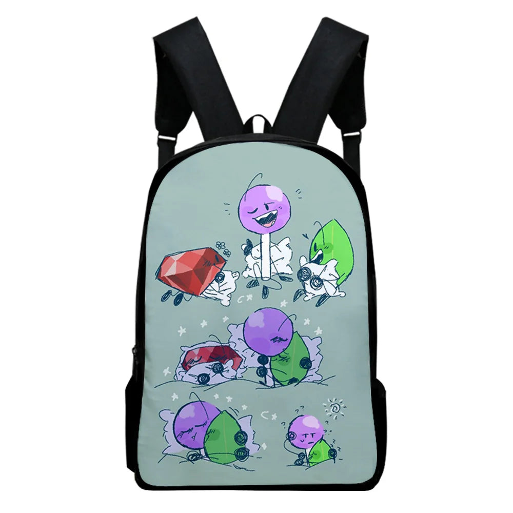 Jacknjellify Zipper Bag 3D Print Backpack School Hip Hop Casual Pack
