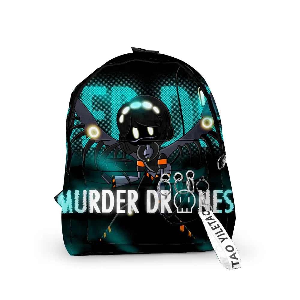 WAWNI Murder Drones Backpack Cosplay Rucksack Zipper Pack Harajuku Daypa