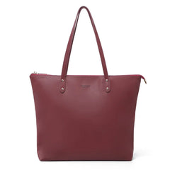 WEICHEN Women Big Handbag Soft Leather Ladies Totes Top-Handle Shoulder Bag