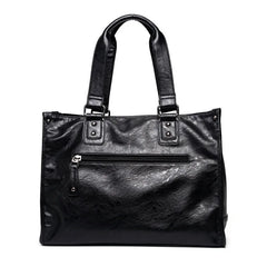 Men's Leather Laptop Bag Office Briefcase Handbag