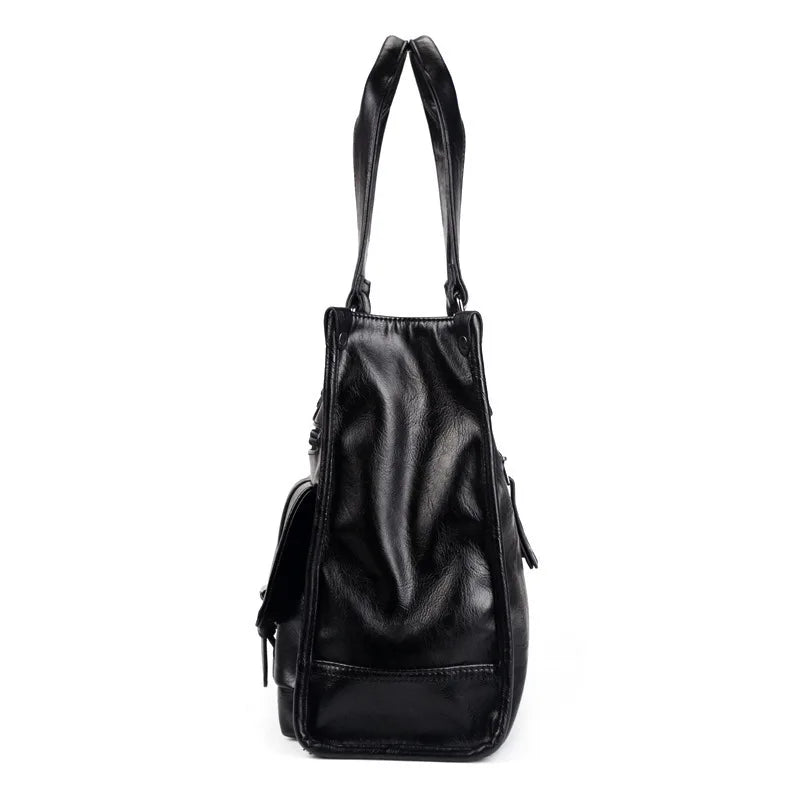 Men's Leather Laptop Bag Office Briefcase Handbag