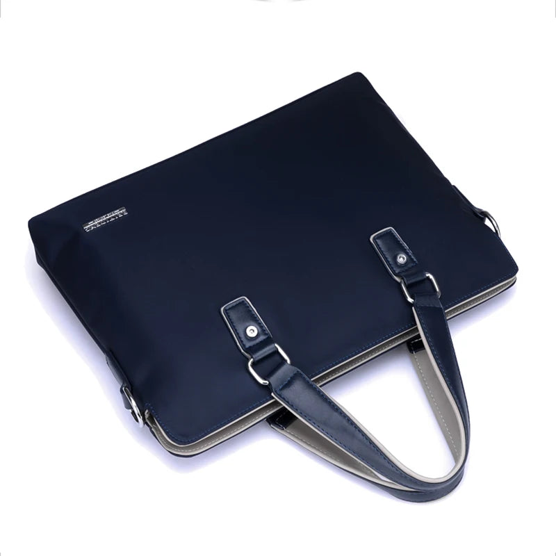 Oxford Waterproof Men Briefcase Bag Shoulder Bag Tote Canvas Laptop Bag