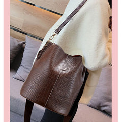 Croco Vintage Women Hand Bag Designers Handbags Women Shoulder Bags