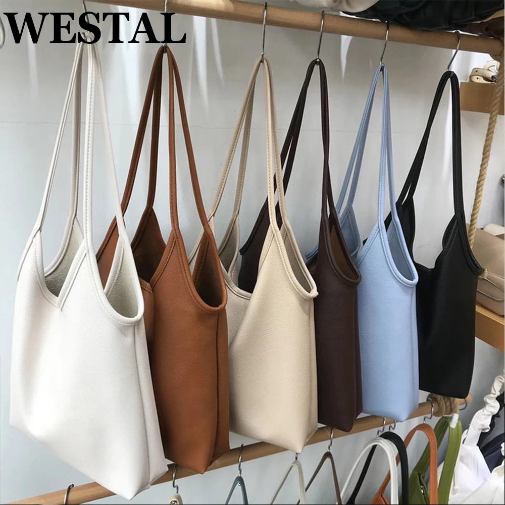 Vintage Small Top-Handle Shoulder Bag for Women