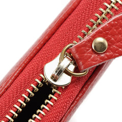 Litchi Leather Key Wallet with 6 Key Hooks