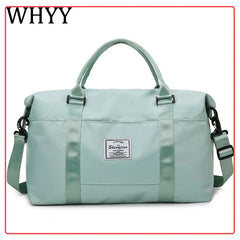 WHYY Large Travel Bag Women Cabin Tote Bag Handbag Nylon Waterproof Shoulder Bag