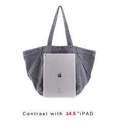Wahyah Canvas Bag Landies Hand Bags for Woman Oversize Shopping Bag